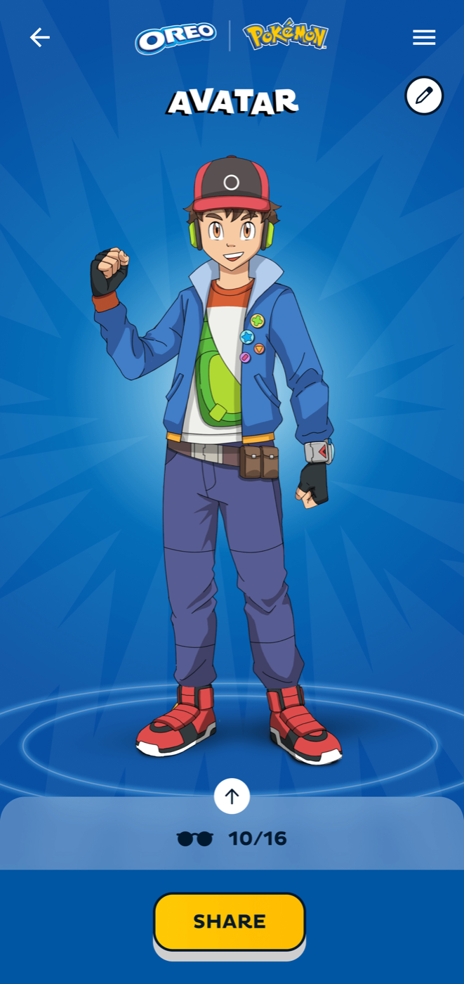 Styled trainer avatar